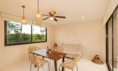 VENTA REMATE DEPARTAMENTO 1 RECAMARA SASKAB TULUM REGIÓN 15  ESCRITURA INMEDIATA