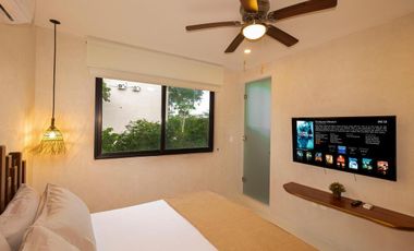 VENTA REMATE DEPARTAMENTO 1 RECAMARA SASKAB TULUM REGIÓN 15  ESCRITURA INMEDIATA