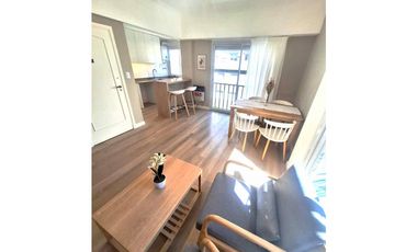 2 ambientes a nuevo. balcón. Amoblado. Centro Mar del Plata