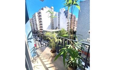 2 ambientes a nuevo. balcón. Amoblado. Centro Mar del Plata