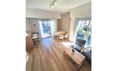 2 ambientes a nuevo. balcón. Amoblado. Centro Mar del Plata