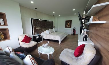 CASA CAMPESTRE VALLE DE ROCAS RUITOQUE CONDOMINIO 5 HABITACIONES 3 NIVELES CON ASCENSOR * CASA 720 m2 * ⁠ÁREA LOTE: 550 m2 FLORIDABLANCA (AT)