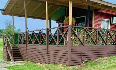 CABAÑAS EQUIPADAS EN TERRENO DE 5.000 M2 EN LONGAVI
