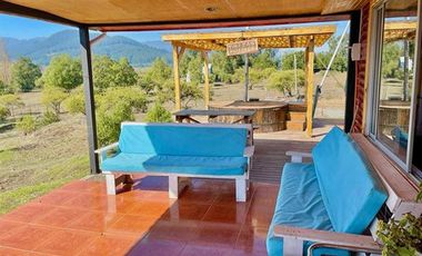 CABAÑAS EQUIPADAS EN TERRENO DE 5.000 M2 EN LONGAVI