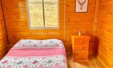 CABAÑAS EQUIPADAS EN TERRENO DE 5.000 M2 EN LONGAVI