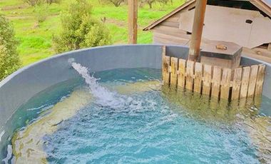 CABAÑAS EQUIPADAS EN TERRENO DE 5.000 M2 EN LONGAVI