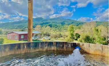 CABAÑAS EQUIPADAS EN TERRENO DE 5.000 M2 EN LONGAVI