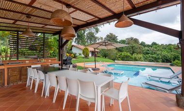 VENTA FINCA CAMPESTRE DE LUJO SECTOR EL CAIMO ARMENIA QUINDIO