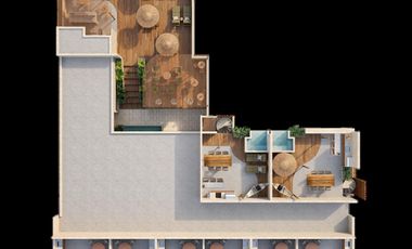 DEPARTAMENTO EN VENTA DE 1 HABITACION CON VISTA AL MAR