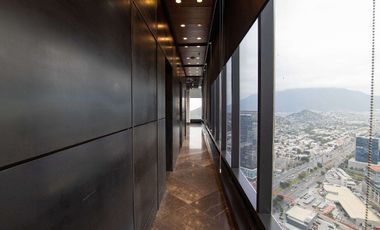 Lujosa oficina en renta de 403m2 en torre corporativa zona Valle Oriente