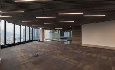 Lujosa oficina en renta de 403m2 en torre corporativa zona Valle Oriente