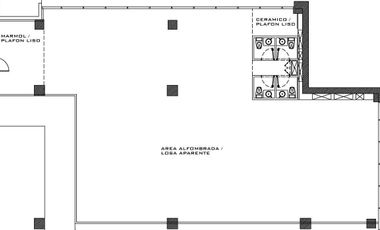 Oficina en renta 319m2 Semi Acondicionada en zona Santa María-Monterrey