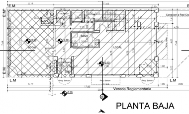 Edificio en Block Centro Lujan 2 Locales y 3 Departamentos