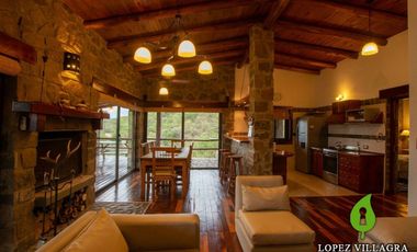 Casa Estilo Cabaña en Aldea de Montaña  -Valle de Calamuchita, Córdoba