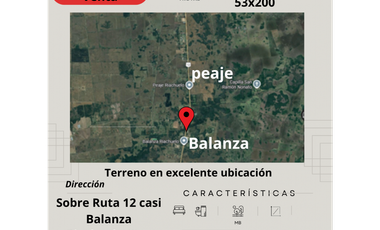 Vendo terreno sobre ruta 12 Riachuelo Corrientes