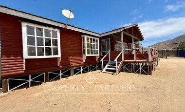 Terreno en venta con cabañas en Guanaqueros