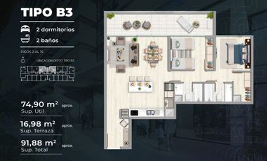 Modernos Departamentos en Vitacura