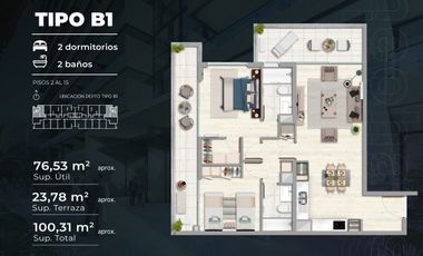 Modernos Departamentos en Vitacura