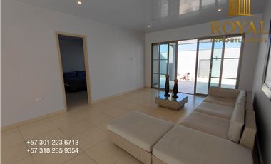 PUNTA ROCA PUERTO COLOMBIA ATLANTICO CASA FRENTE AL MAR 259 M2