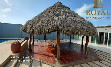 PUNTA ROCA PUERTO COLOMBIA ATLANTICO CASA FRENTE AL MAR 259 M2
