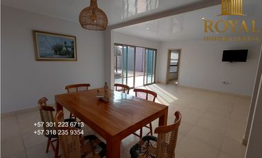 PUNTA ROCA PUERTO COLOMBIA ATLANTICO CASA FRENTE AL MAR 259 M2