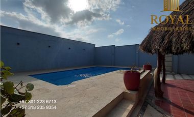PUNTA ROCA PUERTO COLOMBIA ATLANTICO CASA FRENTE AL MAR 259 M2