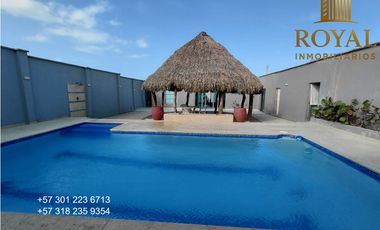 PUNTA ROCA PUERTO COLOMBIA ATLANTICO CASA FRENTE AL MAR 259 M2