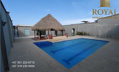 PUNTA ROCA PUERTO COLOMBIA ATLANTICO CASA FRENTE AL MAR 259 M2