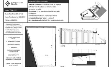 Local en Planta alta en Nuevo Quilmes Plaza