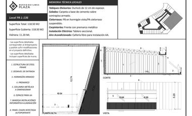 Excelente local en planta alta - Nuevo Quilmes Plaza.