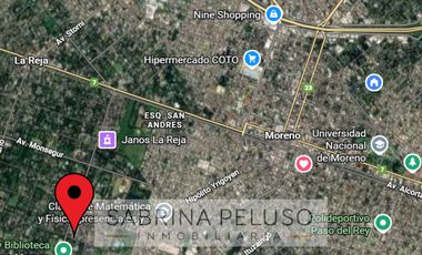 Venta Casa Terreno La Reja Moreno