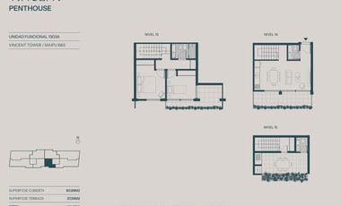 Exclusivo Penthouse 3 amb, tripex en Vicente Lopez - Vincent Tower con financiación.