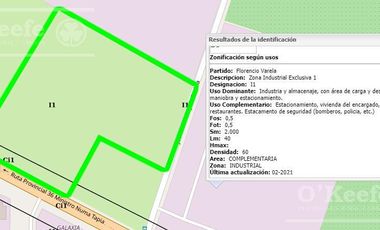Lote Industrial en venta de 6,3 has en Florencio Varela
