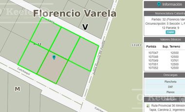 Lote Industrial en venta de 6,3 has en Florencio Varela