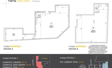 Venta de Oficina en ochava con patio en Wilde
