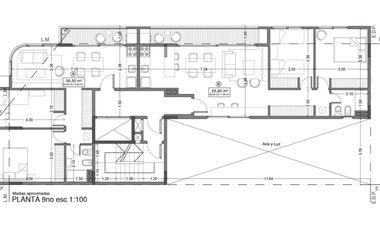 Penthouse tres ambientes a la Venta con terraza privada en el Centro de Wilde