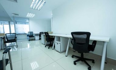 OFICINA EN AVENIDA BALBOA TORRE BICSA CON DIVISIONES AMOBLADA 199M2