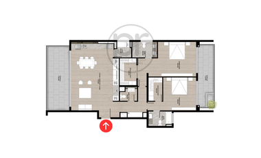 Departamento en Arriendo en Jardín del Este, Alonso de Córdova, Parque Bicentenario