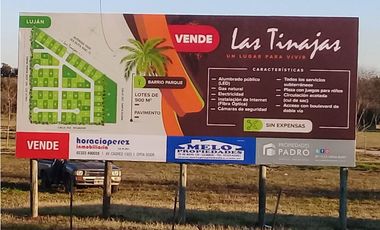 Lujan , lotes comerciales sobre ruta  900 m2 facilidades a convenir