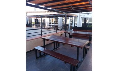 DEPTO 1 DOM. COCH. PISCINA. Amoblado. céntrico