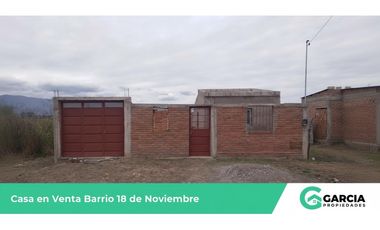Casa en venta B° 18 de Nov. Palpalá
