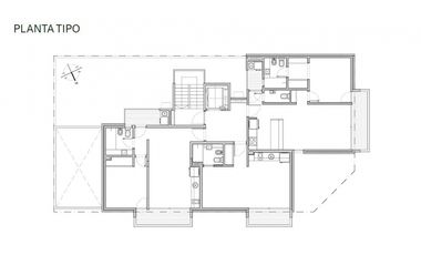 monoambiente en venta en lujan centro con balcón al frente