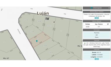 terreno a la venta en lujan