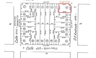 Terreno a la venta en lujan barrio Juan XXIII
