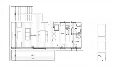 Departamento a estrenar 3 ambientes en venta lujan centro con balcón y cochera al frente