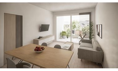 Departamento a estrenar 3 ambientes en venta en lujan centro con balcón y cochera
