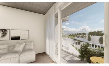 Departamento a estrenar 3 ambientes en venta en lujan centro con balcón y cochera