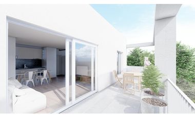 Departamento a estrenar 2 ambientes en venta en lujan centro con terraza y cochera