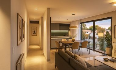 departamento semipiso 3 ambientes en dr real 888