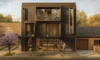 departamento 2 ambientes en venta en lujan centro desde el pozo con balcón y cochera